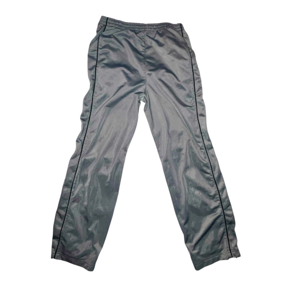 Vintage Starting Point Grey Striped Track Pants Boys Size XL 18-20